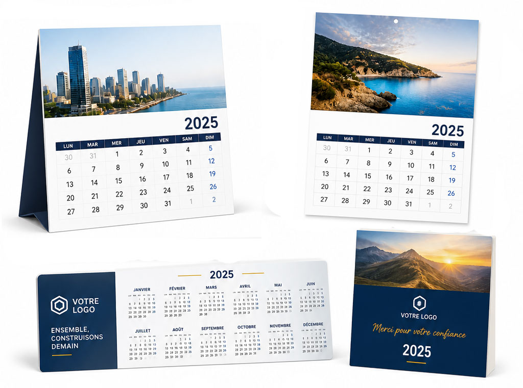 Création et impression de calendriers sur mesure à Marseille Imprimerie du Levant